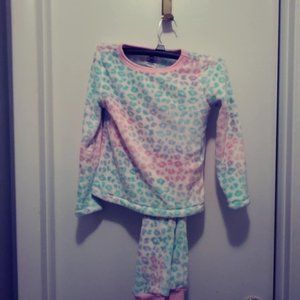 Girls Fleece Pjs/ LANDSEND